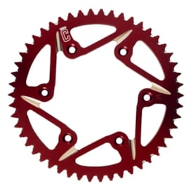 Coroa de Alumínio Yz 125 - Yz 125x - Yz 250 - Yz 250x Corona Vermelho