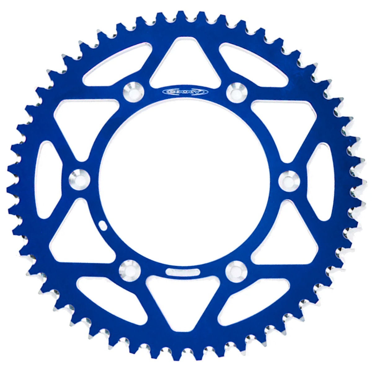 Coroa de Alumínio Yzf 250 450 - Wrf 250 450 Azul Oxxy