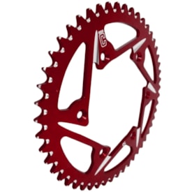 Segunda imagem do produto Coroa de Alumínio Yzf 250 - Yzf 450 - Wrf 250 - Wrf 450 Corona Vermelho