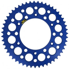 Coroa de Alumínio Yzf 250 - Yzf 450 - Wrf 250 - Wrf 450 Durag Azul