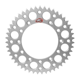 Coroa de Alumínio Yzf 250 - Yzf 450 - Wrf 250 - Wrf 450 Renthal Prata