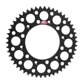 Coroa de Alumínio Yzf 250 - Yzf 450 - Wrf 250 - Wrf 450 Renthal Preto