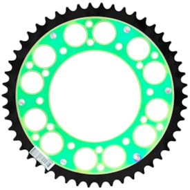 Segunda imagem do produto Coroa Ktm 125 250 300 350 450 500 Exc Excf Trimetal Rezzy Rainbow