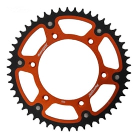 Coroa Trimetal Ktm 125 - 250 - 300 - 350 - 450 Original Laranja