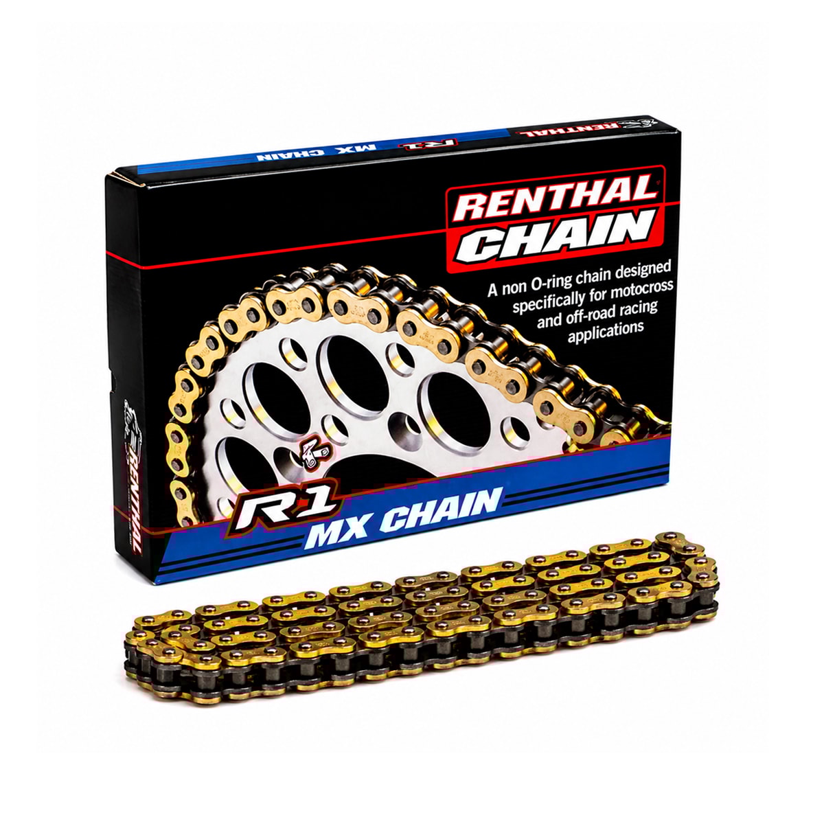 Corrente 415x112 Renthal R1 Gold sem Retentor