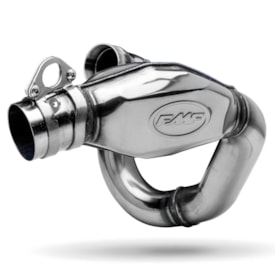 Curva de Escape Husqvarna Fc 350 23/25 - Fe 350w 24/24 Fmf Megabomb Inox