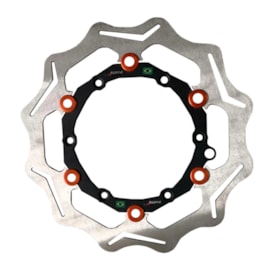 Disco de Freio Dianteiro Ktm 17/19 - Mxf 17/21 Flutuante Rebite Laranja