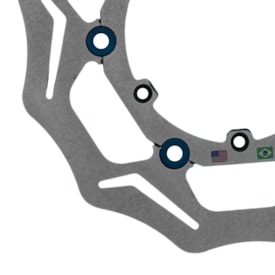 Segunda imagem do produto Disco de Freio Dianteiro Wrf 250 17/21 - Wrf 450 16/20 Flutuante 270mm