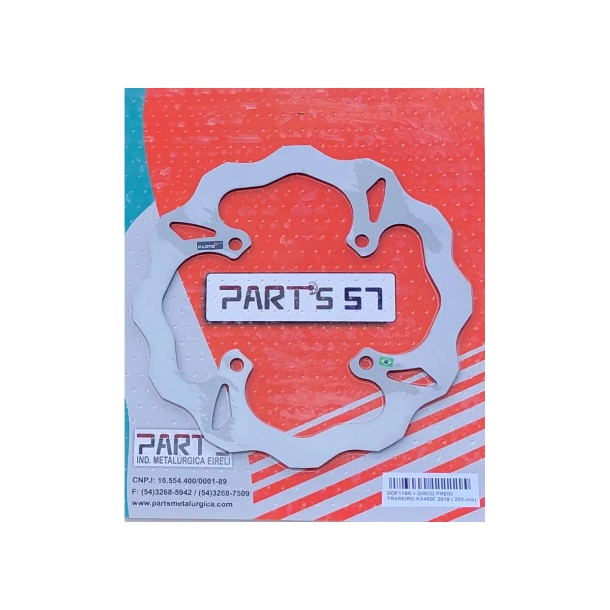 Segunda imagem do produto Disco de Freio Traseiro Kxf 450 19/26 Parts 57