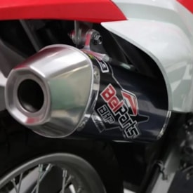 Segunda imagem do produto Escapamento Crf 250f Belparts Bhp Inox Completo