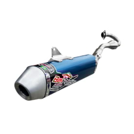 Escapamento Crf 250r 11/13 Completo Belparts Bhp Azul