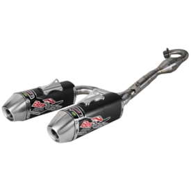 Escapamento Crf 250r 14/17 Duplo Completo Preto Belparts Bhp