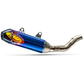Segunda imagem do produto Escapamento Gasgas Mcf 450 24/25 - Ecf 450 24/25 Fmf Factory 4.1 Carbon Azul