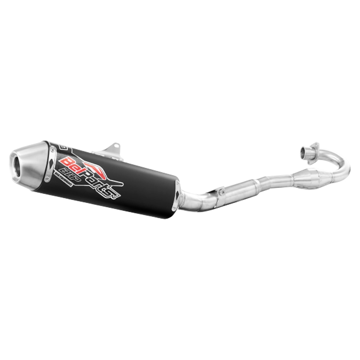 Escapamento Klx 450r Completo Belparts Bhp Preto