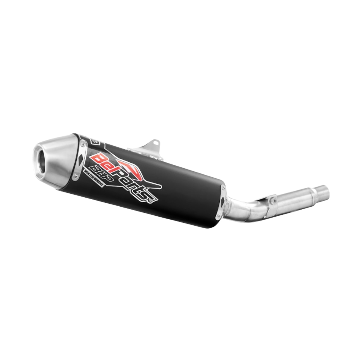 Segunda imagem do produto Escapamento Klx 450r Completo Belparts Bhp Preto
