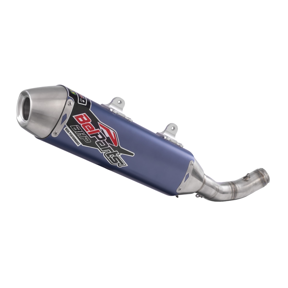 Segunda imagem do produto Escapamento Ktm 450 Sxf 19/22 Completo Belparts Bhp Azul