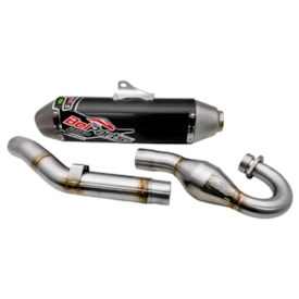 Escapamento Kxf 250 21/24 Completo Belparts Bhp Preto
