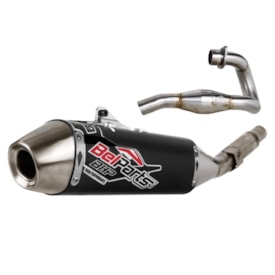 Escapamento Kxf 450 24/25 Completo Belparts Bhp Preto Fosco