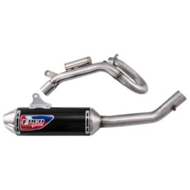 Escapamento Mxf 270 Fi 25/26 Injetada Foco Pulse Preto Ponteira Curva