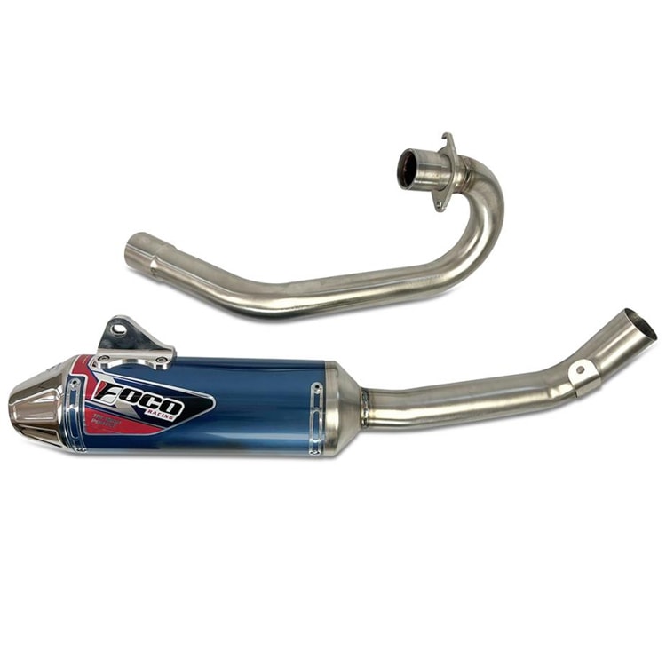 Escapamento Mxf 270f Completo Foco Racing F1 Azul