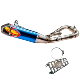 Segunda imagem do produto Escapamento Wrf 250 23/24 Fmf Factory 4.1 Rct Completo Titânio Carbon
