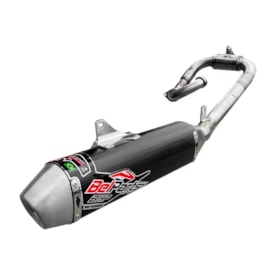 Escapamento Yzf 250 19/25 - Wrf 250 20/25 Completo Belparts Bhp Preto