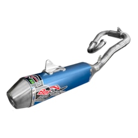 Escapamento Yzf 450 20/22 Completo Belparts Bhp Azul