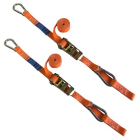 Esticador Extensor Anker com Catraca - Mosquetao Laranja