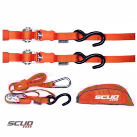 Esticador Extensor Scud Com Catraca E Mosquetão Laranja