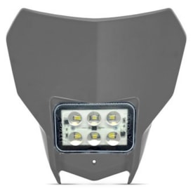 Farol Crf 250f Completo Adaptável com Led Xcell Cinza