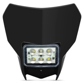 Farol Crf 250f Completo Adaptável com Led Xcell Preto