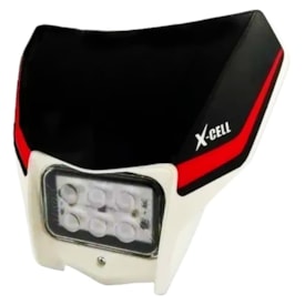 Farol Crf 250f Completo X-Cell Branco