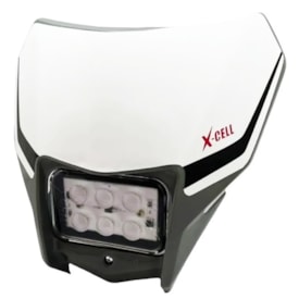 Farol Crf 250f Completo X-Cell Cinza