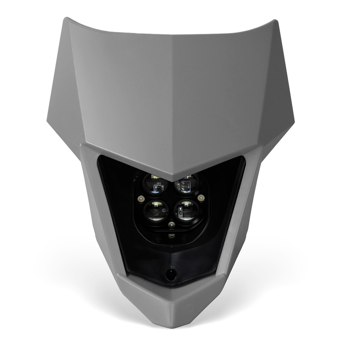 Farol Moto de Trilha Universal Led 40w Biker Cinza