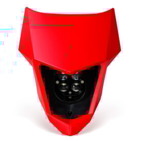 Farol Moto de Trilha Universal Led 40w Biker Vermelho