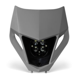 Farol Mxf 250 300 Ts Tsx Led Biker Cinza