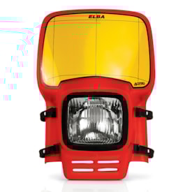 Farol Universal Acerbis Elba Vermelho