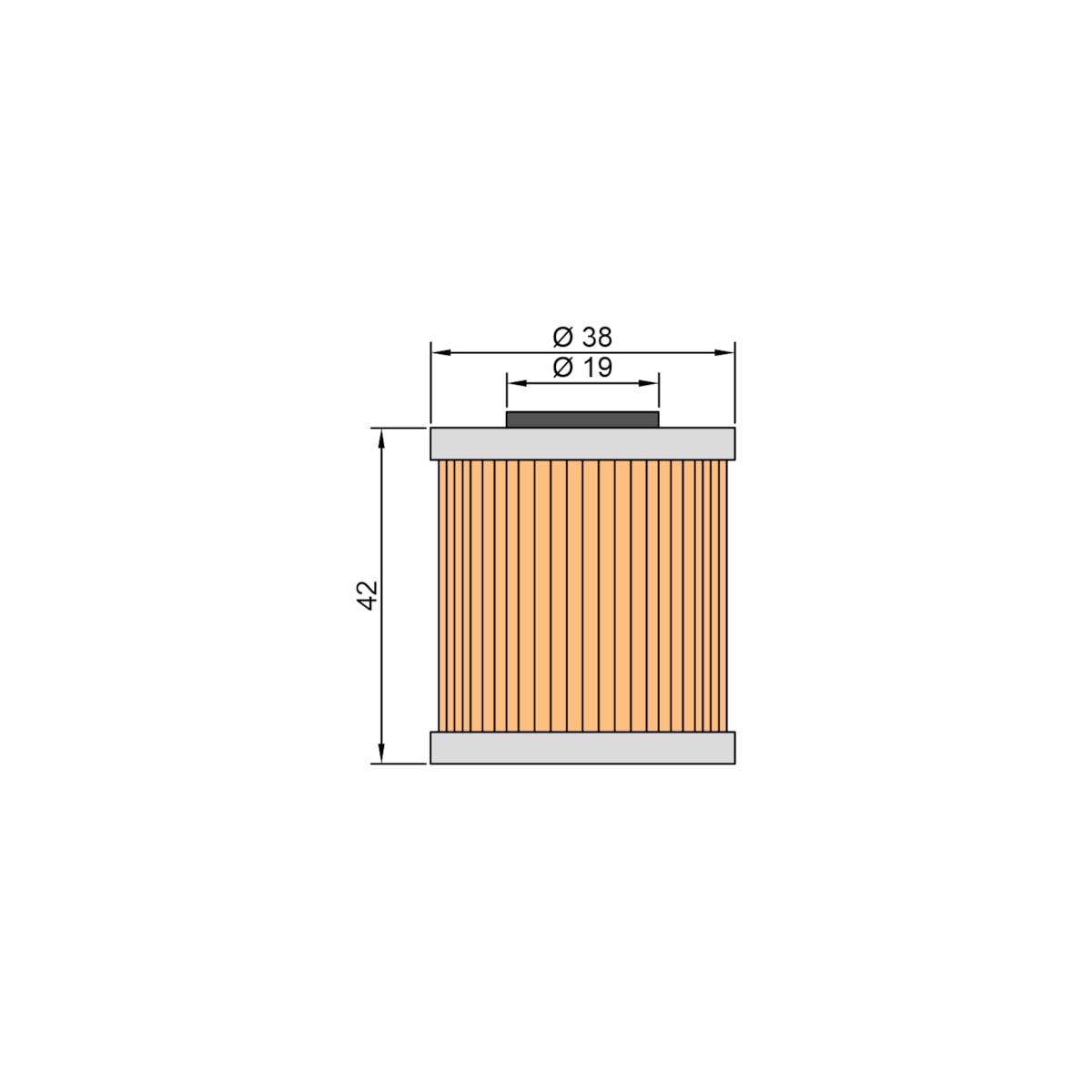 Segunda imagem do produto Filtro de Óleo Kxf 250 04/26 - Kxf 450 16/26 - Rmz 250 04/26 - Rmz 450 05/26 Twin Air