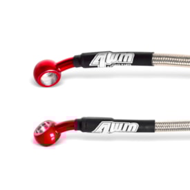 Segunda imagem do produto Flexível de Freio Dianteiro Crf 230 - Crf 250f 4win Vermelho