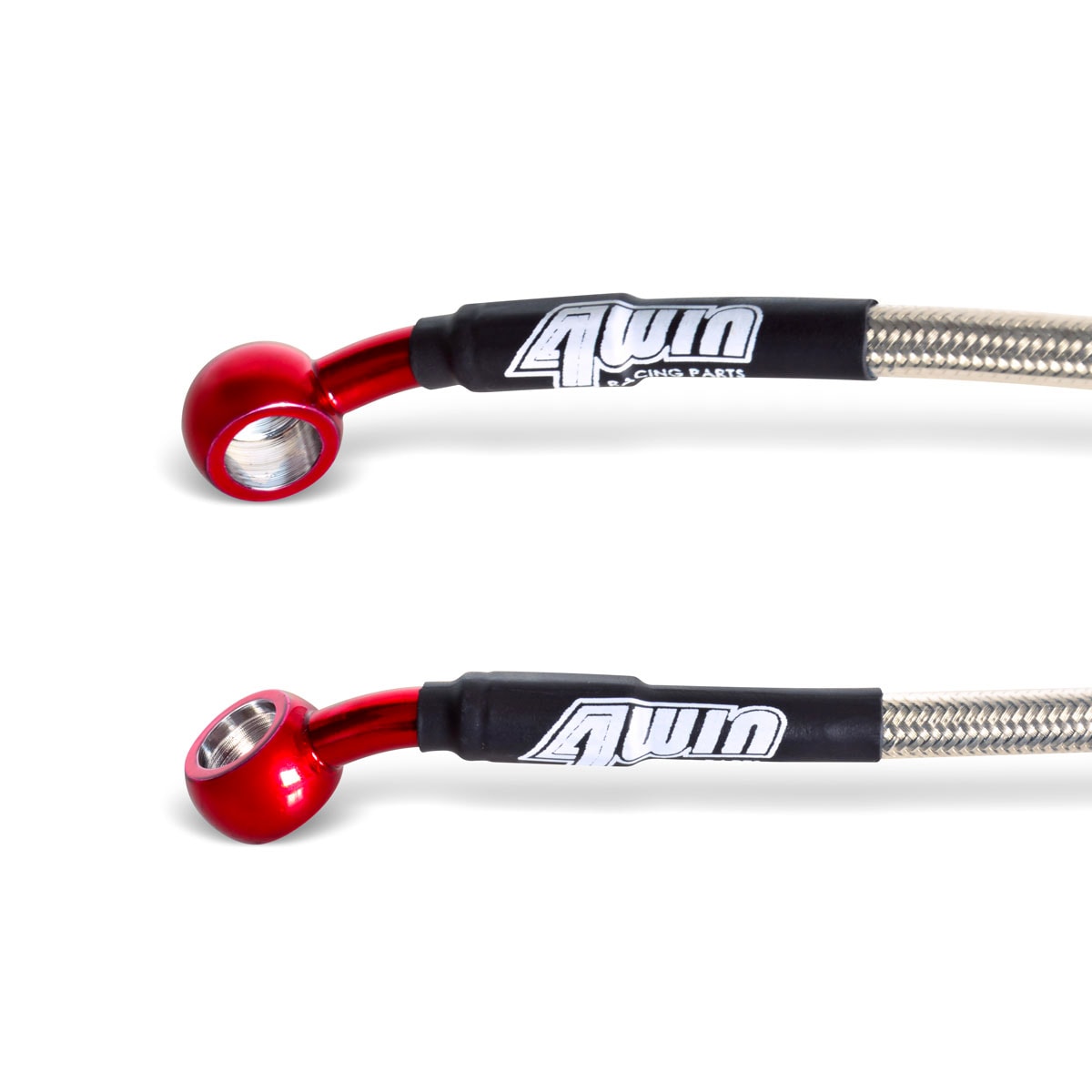 Segunda imagem do produto Flexível de Freio Dianteiro Crf 250r 10/26 - Crf 450r 10/26 Aeroquip 4win Vermelho
