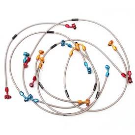 Flexível de Freio Dianteiro Kxf 250 - Kxf 450 Oxxy Azul