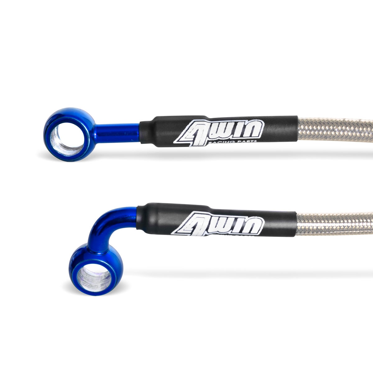 Segunda imagem do produto Flexível de Freio Traseiro Yzf 250 10/25 - Yzf 450 10/25 Aeroquip 4win Azul
