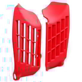 Segunda imagem do produto Grade de Radiador Crf 300r Biker Vermelho