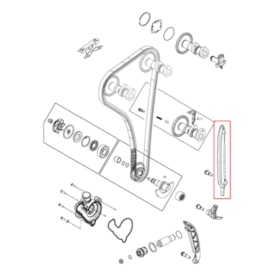Segunda imagem do produto Guia Corrente de Comando Ktm 250 Sxf 13/15 - 350 Sxf 11/15 Original