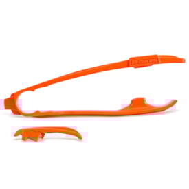 Segunda imagem do produto Guia de Corrente Dianteiro Ktm 250 350 450 Sxf 23/24 Biker Laranja