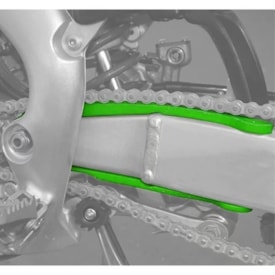 Segunda imagem do produto Guia De Corrente Dianteiro Kxf 250 17/20 - Kxf 450 16/18 Avtec Verde