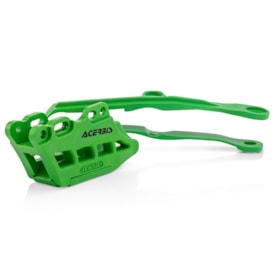 Guia de Corrente Kxf 250 20/23 - Kxf 450 19/23 + Deslizante Acerbis Verde