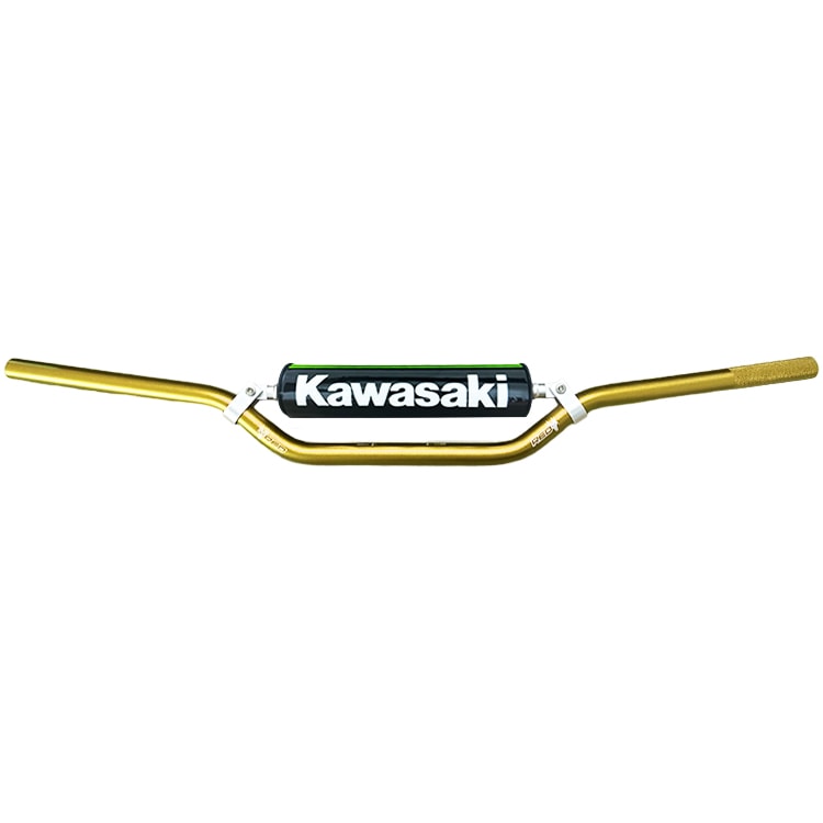 Guidão Crossbar 22mm Red Dragon Médio Kawasaki Dourado