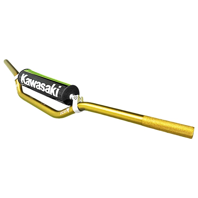 Guidão Crossbar 22mm Red Dragon Médio Kawasaki Dourado