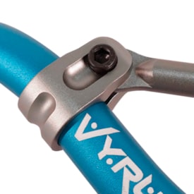 Segunda imagem do produto Guidão Crossbar 22mm Vyrus Médio 971 Azul
